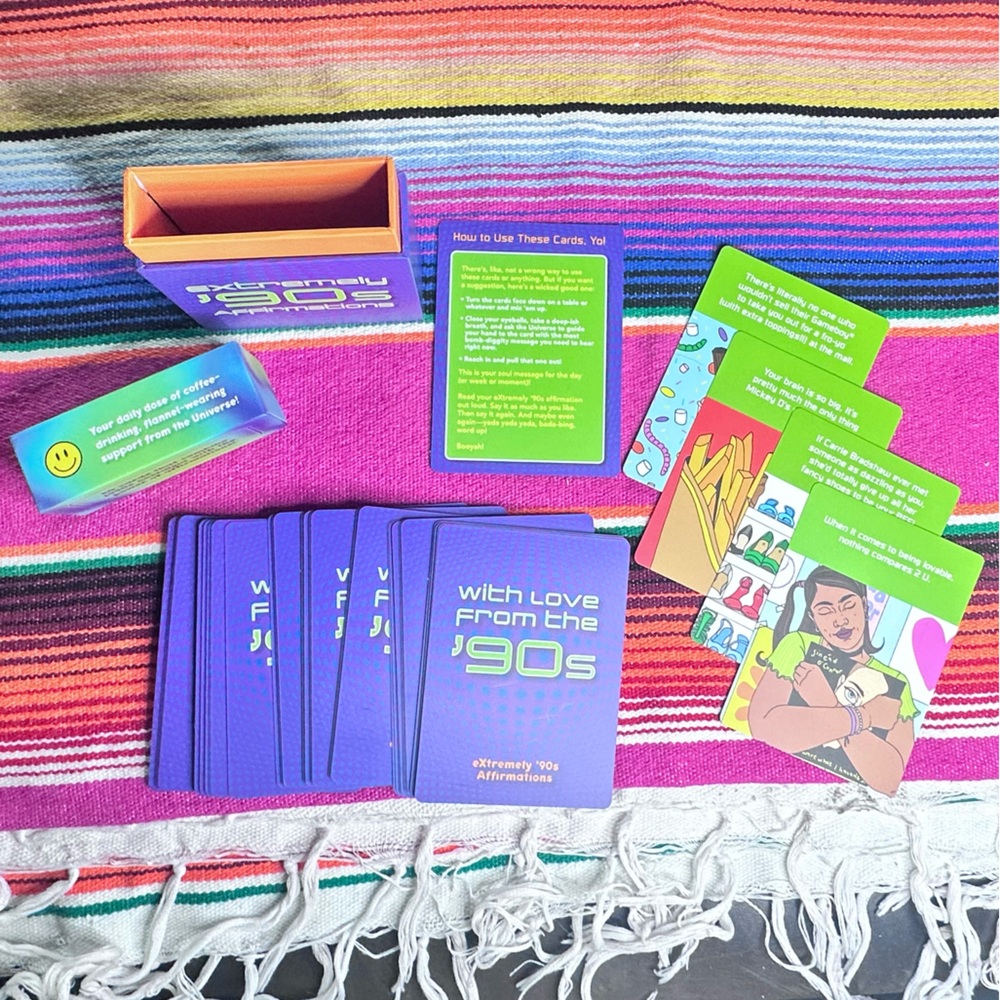 ✨ Extremely ’90s Affirmations Deck by Knock Knock ✨